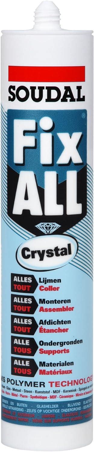 Adesivo Fix All Crystal Soudal Altopiede It