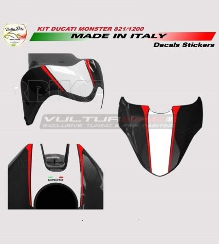 Kit Adesivi Completo Ducati Monster 821 1200