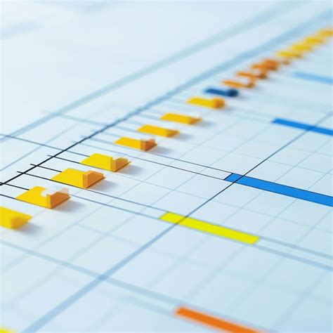 gantt chart  project management timelines premium ai generated image