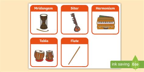 Indian Musical Instruments With Names And Pictures