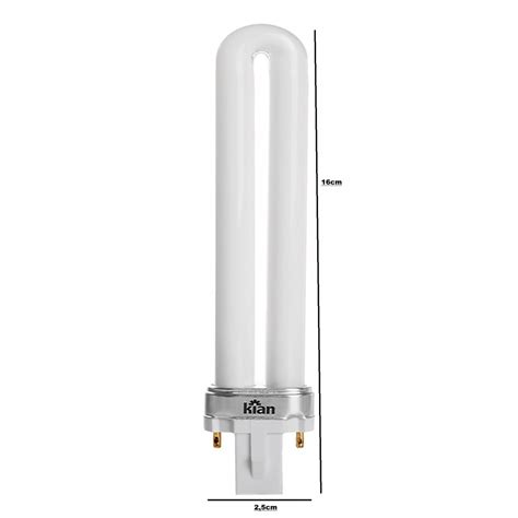 Lampada PL Compacta Kian G23 2 Pinos 9W 6400K