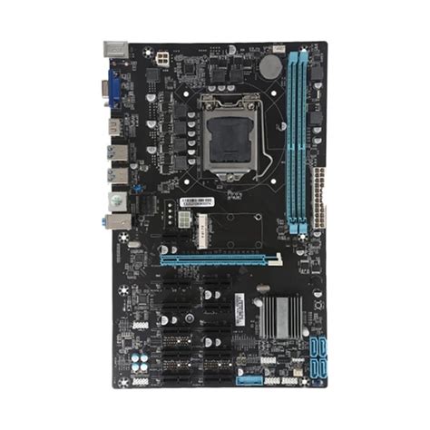 Материнская плата B250 для майнинга BTC с 12 слотами для видеокарты PCI ...