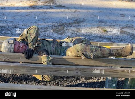 Fort Stewart Ga March 9 2018 Georgia Army National Guardsman Spc