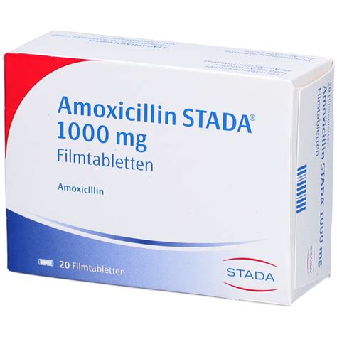 Amoxicillin STADA® 1000 mg 20 St mit dem E-Rezept kaufen - Shop Apotheke