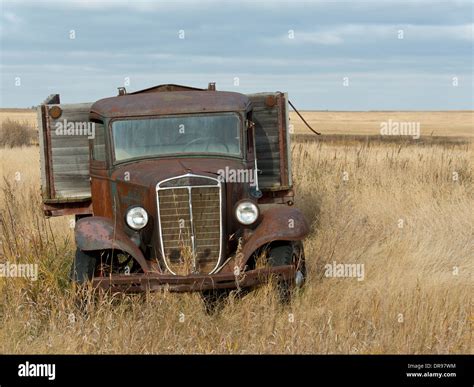 Old Rusty Farm Truck Stock Photo Alamy