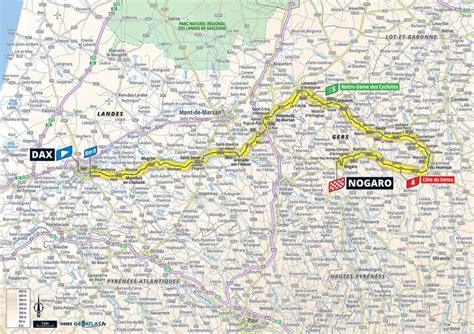 La Tappa Dax Nogaro Del Tour De France