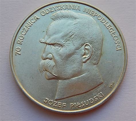 Poland Polen Zlotych Rok Ag Pilsudski Unc Ma Shops