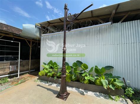 Lampu Taman PJU Antik Palembang CV Subur Jaya Logam