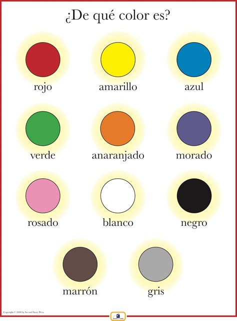how do you say the color brown in spanish