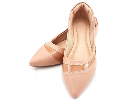 Sapatilha Feminina Cs Nude Verniz Bico Fino Ceci Cal Ados Atacado De Cal Ados