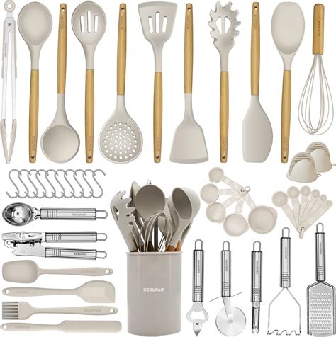 Sv Home And Deco 32 Piece Non Stick Chef Utensil Set With