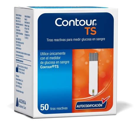 Contour Ts Tiras Caja Con 50 Para Glucómetro Envío gratis