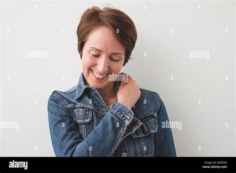 Woman Shy Mature Hi Res Stock Photography And Images Alamy