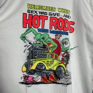 Rare Vintage 1991s Rat Fink Hot Rods ROTH Tshirt Etsy