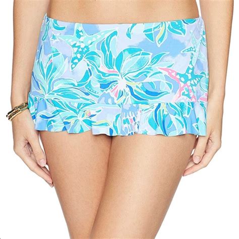 Lilly Pulitzer Swim Lilly Pulitzer Cruise Skirted Bikini Bottom Poshmark