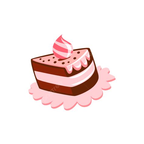 Simple Cake Vector Hd Images Simple Cartoon Hand Painted Cake Template