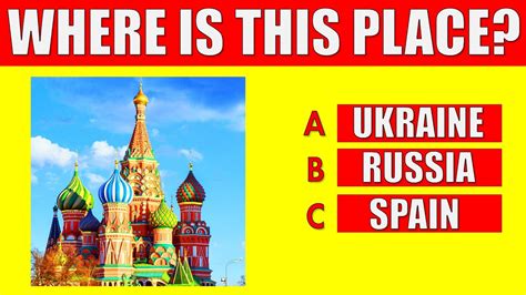 Guess The Country By The Picture World Famous Landmarks Quiz Youtube