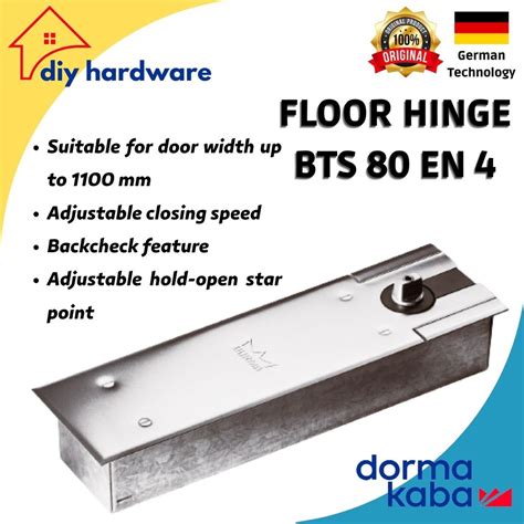 Jual Dorma Floor Hinge BTS80 EN4 HO Dormakaba BTS 80 EN 4 Hold Open