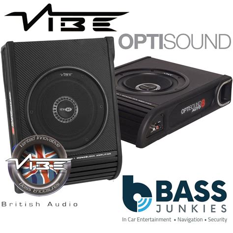 Vibe Liteair Optisound Auto Active Watts Amplified Underseat Sub