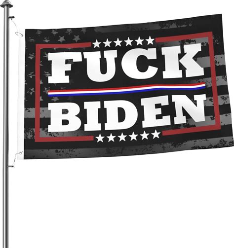 Amazon Fuck Joe Biden Flag Double Sided 2x3 Feet Vivid Color Fade Resistant Outdoor
