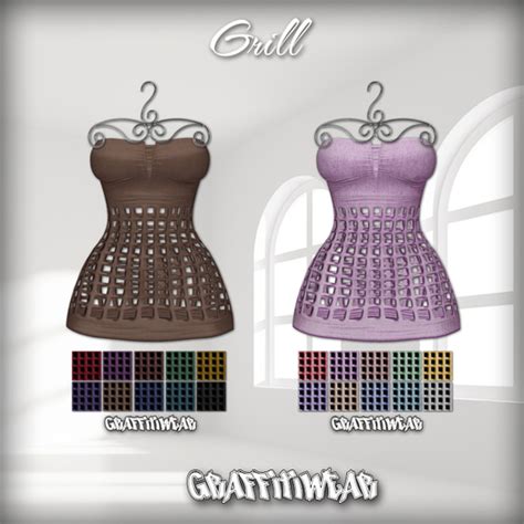 Second Life Marketplace Graffitiwear Grill Dress Fatpack