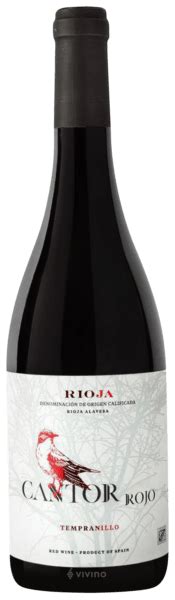 Bodega Bideona Cantor Rojo Tempranillo Vivino