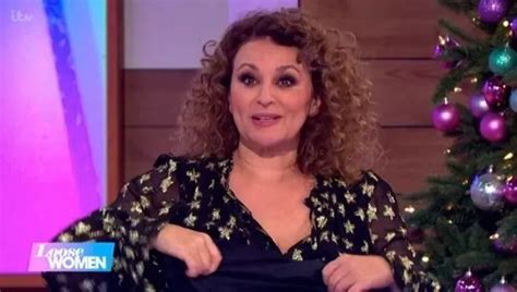 Loose Women S Nadia Sawalha Takes Off Knickers Before Show And Flashes Them To Viewers Daily Star