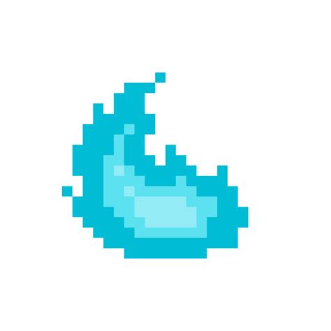 Pixilart Blue Fire By Grubble