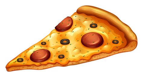 Bocce Pizza Slices Clipart