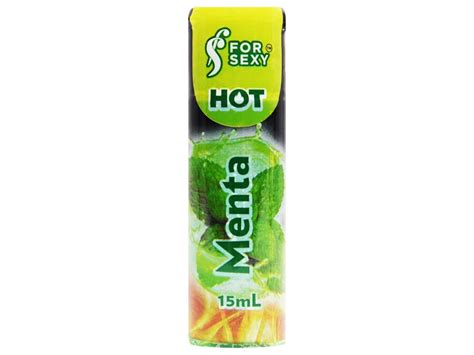 Gel comestível Menta HOT 15 ml For Sexy Sexualidade e Vida