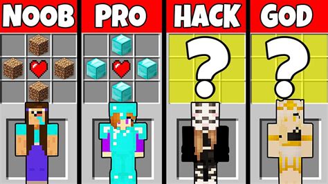 Minecraft Battle Love Girl Crafting Challenge Noob Vs Pro Vs Hacker