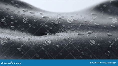 Bodyscape Of A Nude Woman With Wet Stomach And Back Lighting Art Stock Photo Image Of Elegance