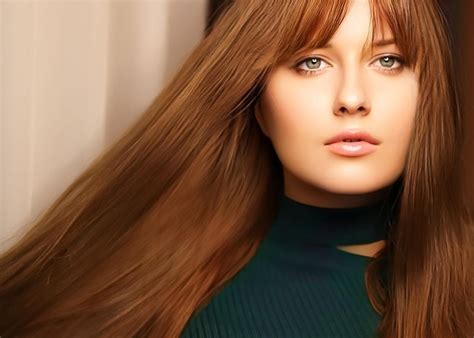 Premium Photo Hairstyle Beauty And Hair Care Beautiful Woman With Long Healthy Hair Brunette