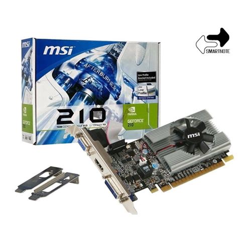 MSI NVIDIA GeForce 210 1GB GDDR3 VGA/DVI/HDMI Graphics Card/GPU N210 ...
