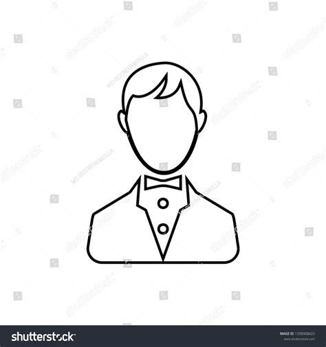 School Boy Icon Vector Stock Vector Royalty Free 1338908423