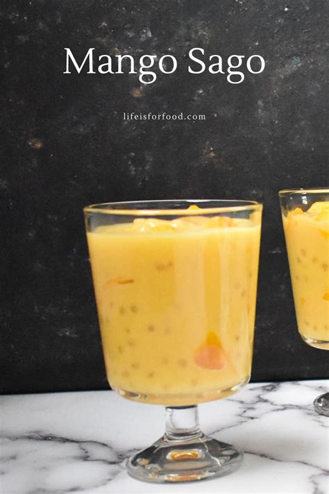 Mango Sago Pudding