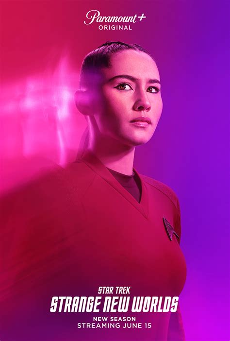 New Star Trek Strange New Worlds Season 2 Character Posters Beam Down The Enterprise Crew