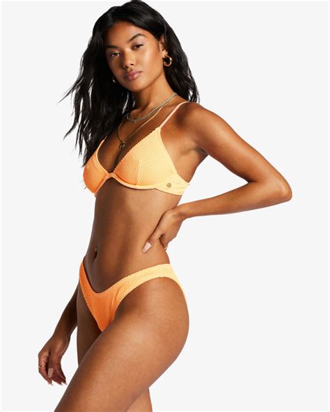 Mujer Summer High Hike Braguita De Bikini Para Mujer Tangy Tangerine