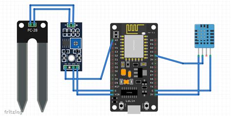 Dht Temperature And Humidity Sensor Circuit Diagram At Dorothy