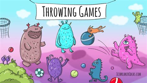amazing throwing games catching games icebreakerideas