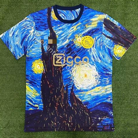 Ajax Amsterdam Van Gogh Spezial Trikot Ajax Trikot Etsy Schweiz