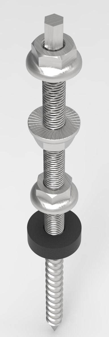 ᐉ Набор кронштейн для крепления солнечных батарей шпилька/винт-шуруп ...