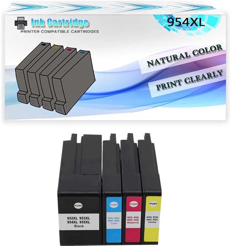 954xl Ink Cartridge Replacement 954xlbk C M Y For Hp 7720 7740 8210 8216 8702 8710