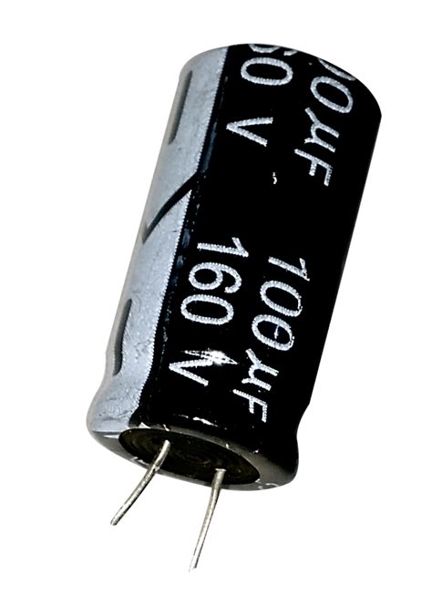 Capacitor Eletrolítico 100uf X 160v Ded Componentes Eletrônicos