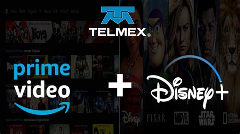 Telmex Mas Prime Video Mas Disney Plus YouTube