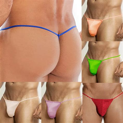 Mens G String Thong Bulge Pouch Panties Micro Bikini T Back Underwear Briefs Us Ebay