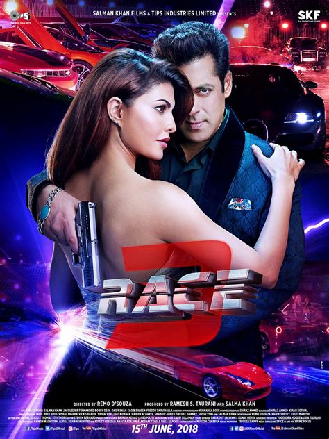 Salman Khan Jacqueline Fernandez And Bobby Deols Race 3 Movie Poster