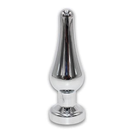 Plug Anal Aço Cristal Cônico LD Import Loja do Desejo