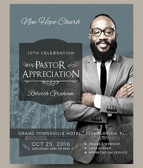 Pastor Appreciation Flyer Ideas