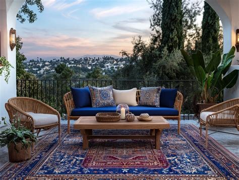 large balcony design ideas garden lighting